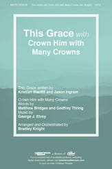 This Grace with Crown Him With Many Crowns SATB choral sheet music cover